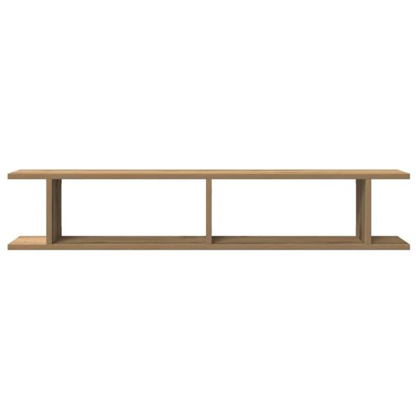 Wandregale 2 Stk. Artisan-Eiche 105x18x20 cm Holzwerkstoff