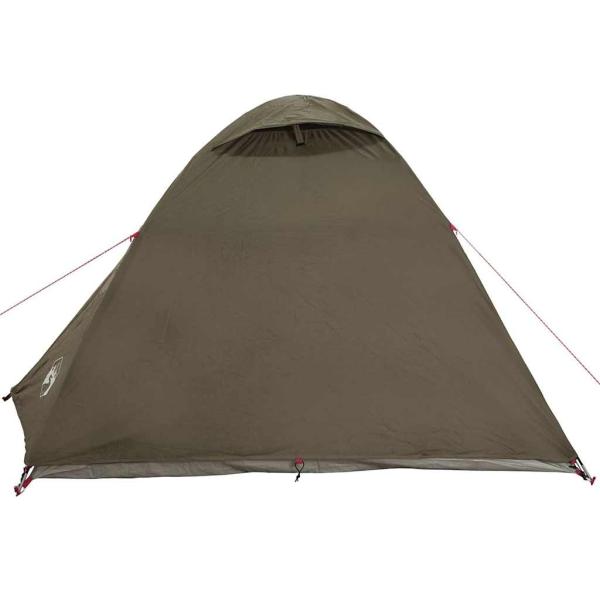 Kuppel-Campingzelt 4 Personen Braun Wasserdicht