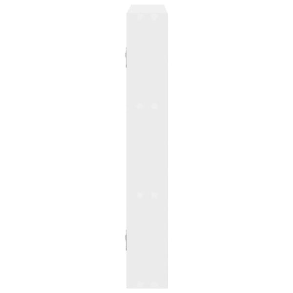 Wandregal Weiß 43x9x60 cm Holzwerkstoff