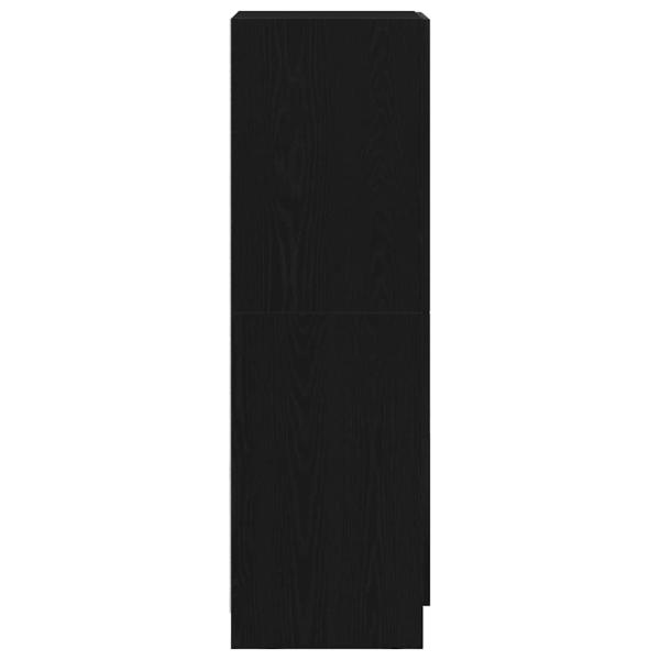 Küchenschrank Schwarz 38x41,5x131,5 cm Holzwerkstoff