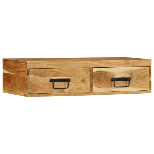ARDEBO.de - TV-Wandschrank 80x30x19 cm Massivholz Akazie