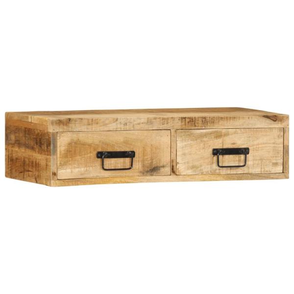 ARDEBO.de - TV-Wandschrank 80x30x19 cm Raues Mangoholz