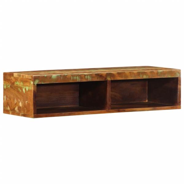 ARDEBO.de - TV-Wandschrank 80x30x19 cm Altholz Massiv