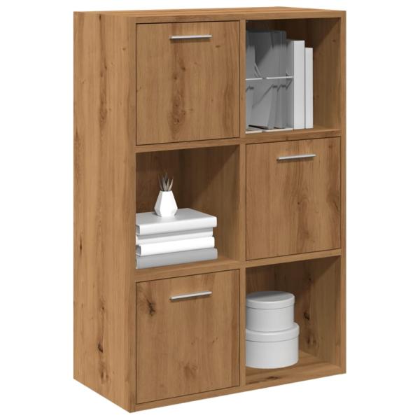 ARDEBO.de - Bücherschrank Artisan-Eiche 60,5x30x90 cm Holzwerkstoff