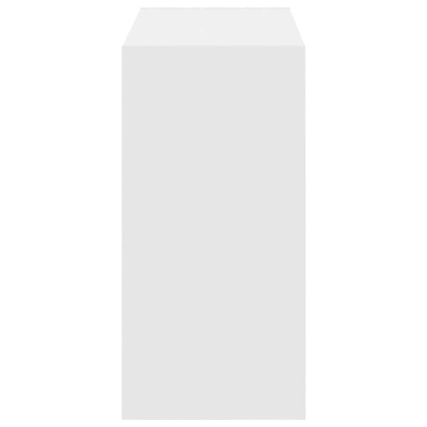 Schuhregale 2 Stk. Stapelbar Weiß 60x30x30,5 cm