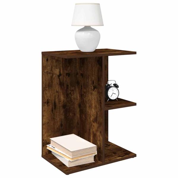 ARDEBO.de - Nachttische 2 Stk. Räuchereiche 46,5x29x61 cm Holzwerkstoff