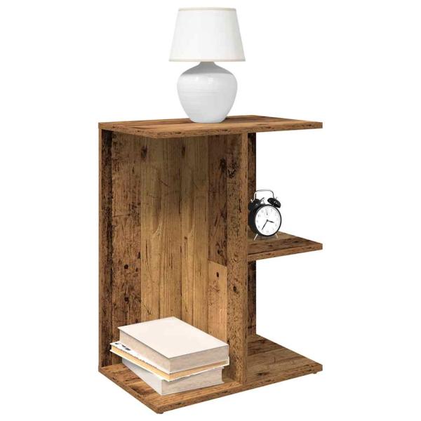 ARDEBO.de - Nachttische 2 Stk. Altholz-Optik 46,5x29x61 cm Holzwerkstoff
