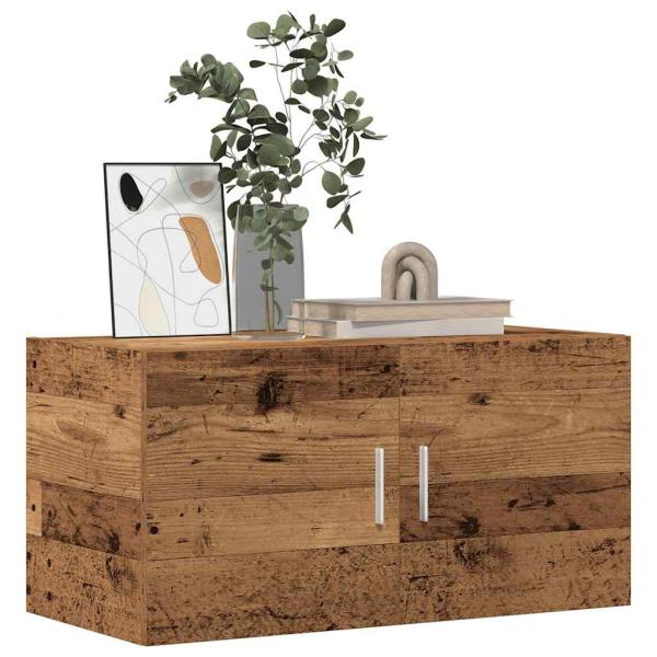 ARDEBO.de - Wandschrank Altholz-Optik 80x39x40 cm Holzwerkstoff