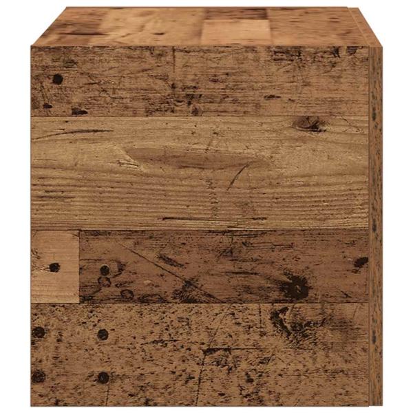 Wandschrank Altholz-Optik 80x39x40 cm Holzwerkstoff