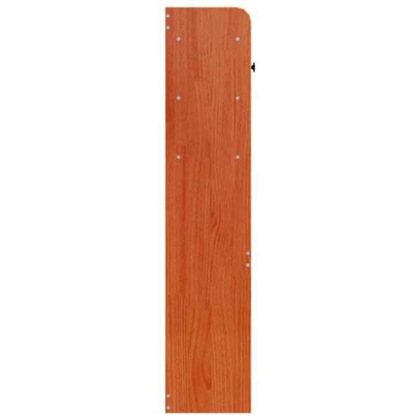 Kopfteil mit Stauraum Wachsbraun 75 cm Massivholz Kiefer