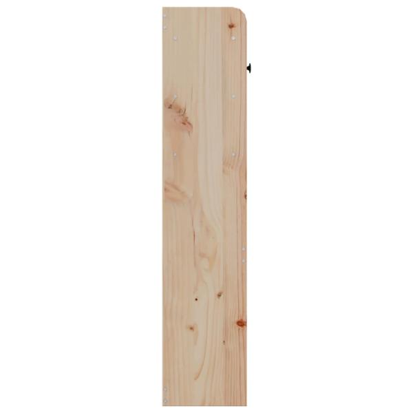 Kopfteil mit Stauraum 135 cm Massivholz Kiefer