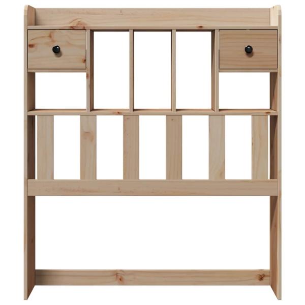 Kopfteil mit Stauraum 90 cm Massivholz Kiefer