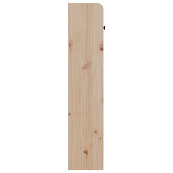Kopfteil mit Stauraum 180 cm Massivholz Kiefer