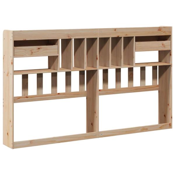 Kopfteil mit Stauraum 180 cm Massivholz Kiefer