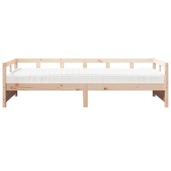 Tagesbett mit Matratze 90x200 cm Massivholz Kiefer