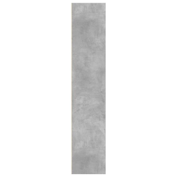 Bücherregal Betongrau 60x30x152 cm Holzwerkstoff