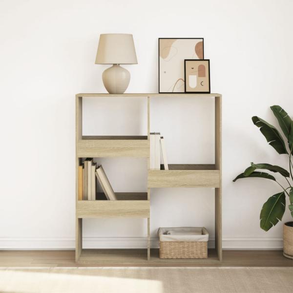 ARDEBO.de - Bücherregal/Raumteiler Sonoma-Eiche 100x33x115 cm