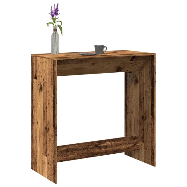 ARDEBO.de - Bartisch Altholz-Optik 102x50x103,5 cm Holzwerkstoff