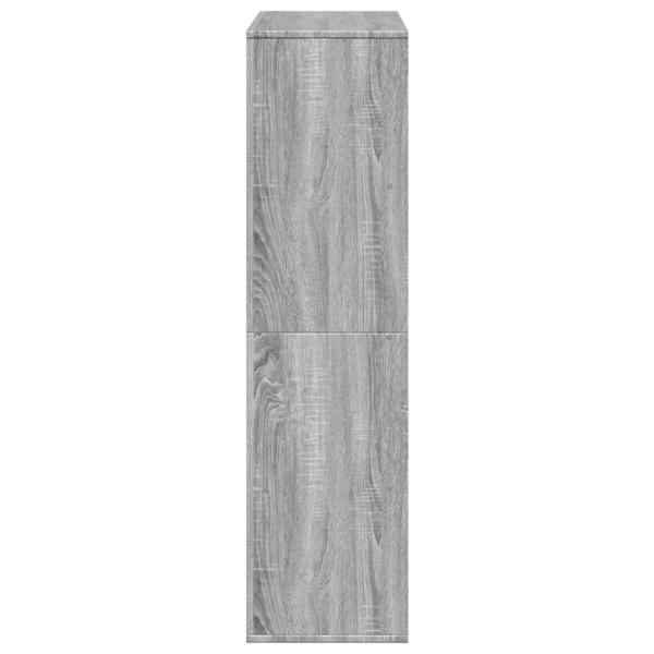 Raumteiler Grau Sonoma 100x33x125,5 cm Holzwerkstoff