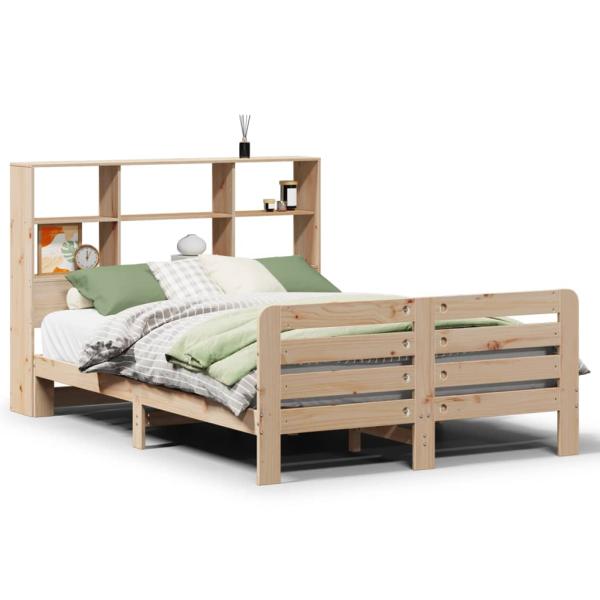 ARDEBO.de - Massivholzbett ohne Matratze 140x190 cm Kiefernholz