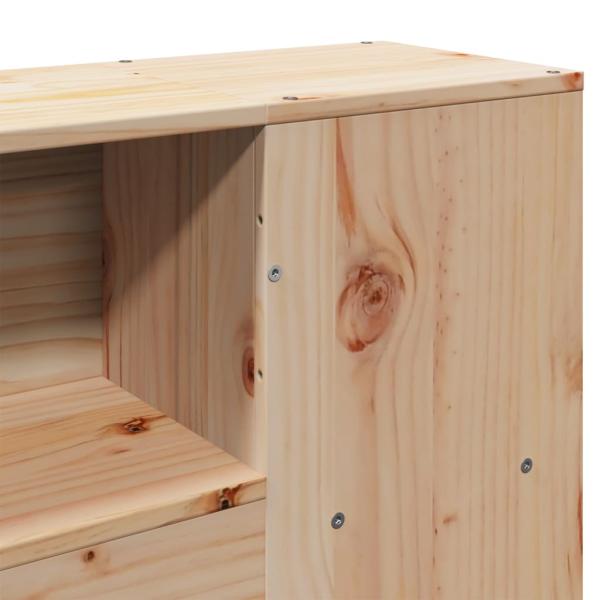 Massivholzbett ohne Matratze 120x200 cm Kiefernholz