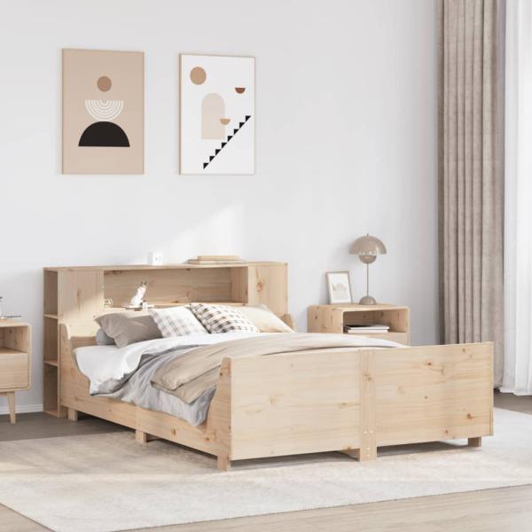 ARDEBO.de - Massivholzbett ohne Matratze 120x190 cm Kiefernholz