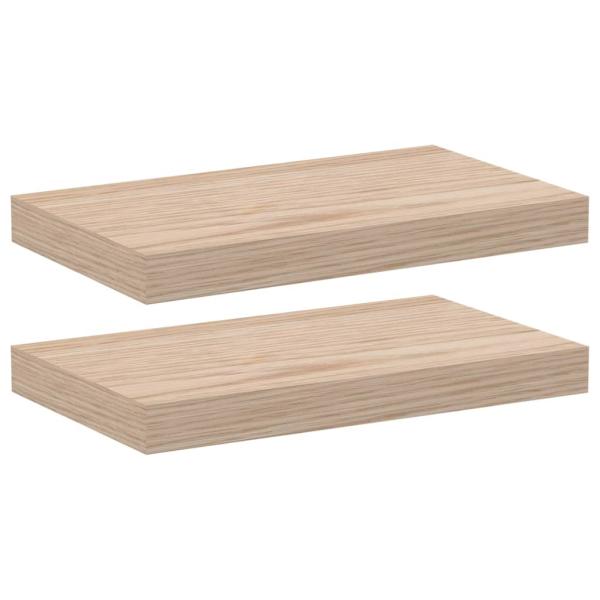 ARDEBO.de - Schweberegale 2 Stk. 40x23,5x4 cm Holzwerkstoff