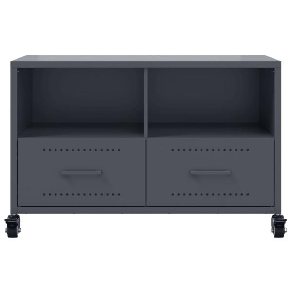 TV-Schrank Anthrazit 68x39x43,5 cm Stahl