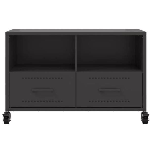 TV-Schrank Schwarz 68x39x43,5 cm Stahl