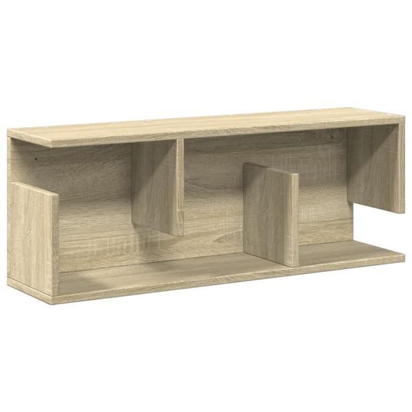 ARDEBO.de - Wandschrank 80x20x30 cm Sonoma Eiche Holzwerkstoff
