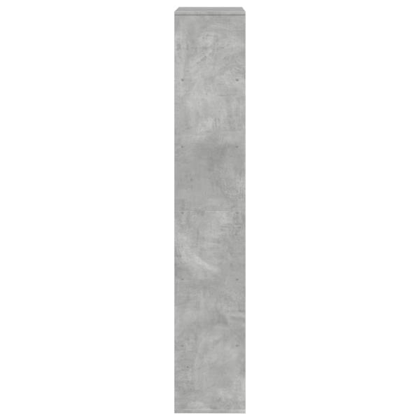 Bücherregal Betongrau 100x33x187,5 cm Holzwerkstoff