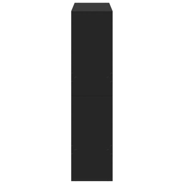Bücherregal Schwarz 100x33x135 cm Holzwerkstoff