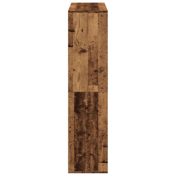 Bücherregal Altholz-Optik 100x33x135 cm Holzwerkstoff