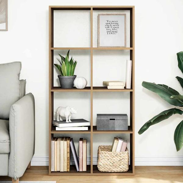 ARDEBO.de - Raumteiler-Bücherregal Artisan-Eiche 69,5x29x137,5 cm