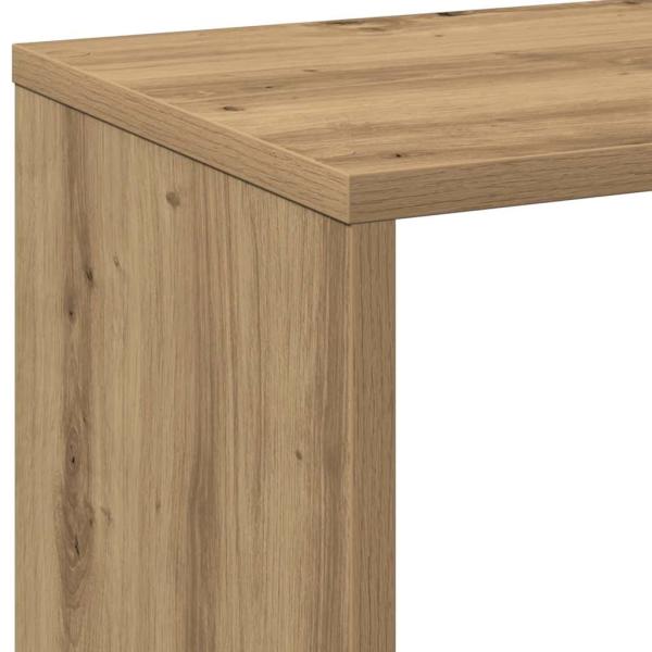 Raumteiler-Bücherregal Artisan-Eiche 69,5x29x137,5 cm