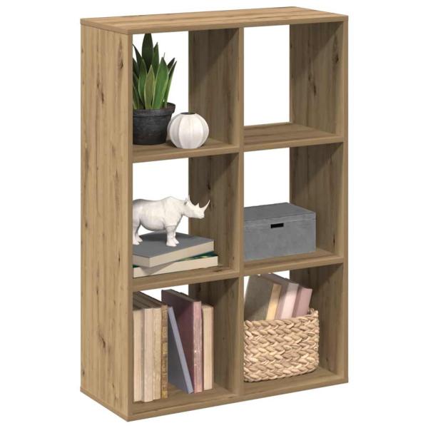 Raumteiler-Bücherregal Artisan-Eiche 69,5x29x103,5 cm