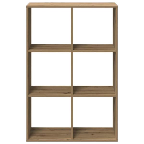 Raumteiler-Bücherregal Artisan-Eiche 69,5x29x103,5 cm