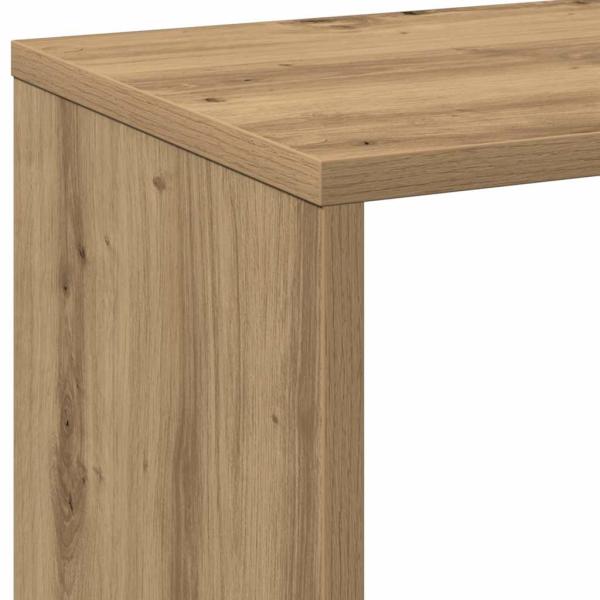 Raumteiler-Bücherregal Artisan-Eiche 69,5x29x103,5 cm