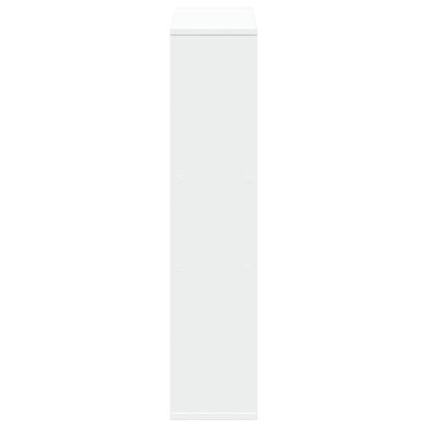 Bücherregal Weiß 63x20x90 cm Holzwerkstoff