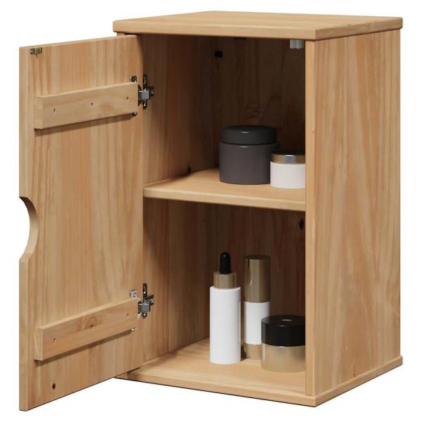 ARDEBO.de - Bad-Wandschrank OTTA 35x30x55 cm Massivholz Kiefer