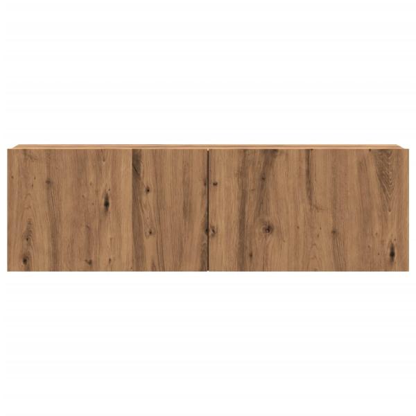 ARDEBO.de - TV-Wandschrank Artisan-Eiche 100x30x30 cm Holzwerkstoff