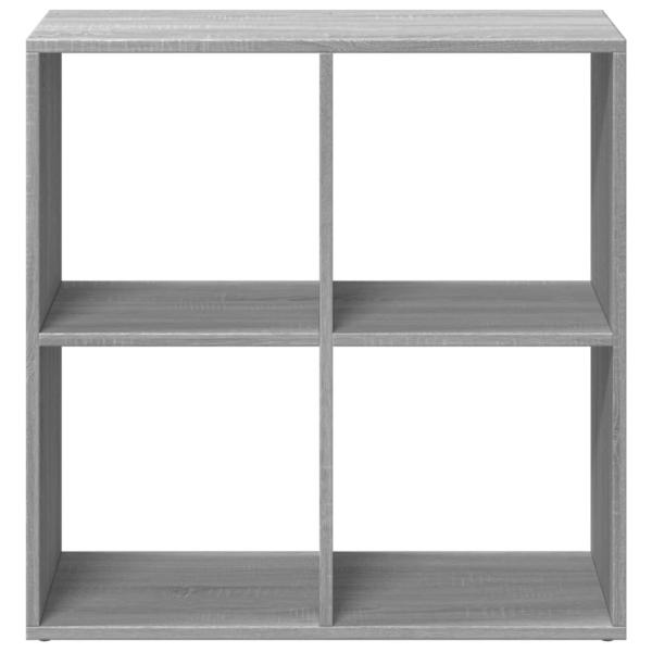 Raumteiler-Bücherregal Grau Sonoma 69,5x29x69,5 cm