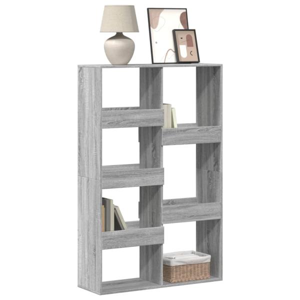 ARDEBO.de - Bücherregal Grau Sonoma 100x33x155,5 cm Holzwerkstoff