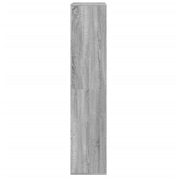 Bücherregal Grau Sonoma 100x33x155,5 cm Holzwerkstoff