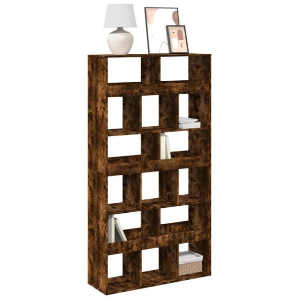ARDEBO.de - Bücherregal Räuchereiche 100x33x187,5 cm Holzwerkstoff