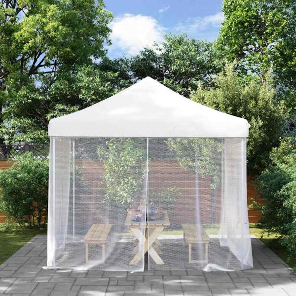 ARDEBO.de - Moskitonetz Indoor Outdoor 156 Mesh Weiß 300x300x200 cm