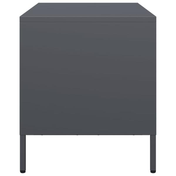 TV-Schrank Anthrazit 68x39x43,5 cm Kaltgewalzter Stahl
