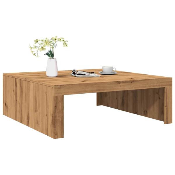ARDEBO.de - Couchtisch Artisan-Eiche 100x100x35 cm Holzwerkstoff