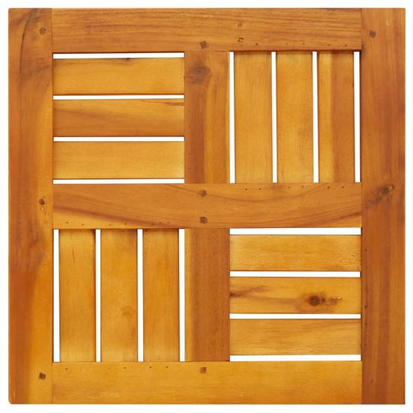 ARDEBO.de - Tischplatte 40x40x2 cm Quadratisch Massivholz Akazie