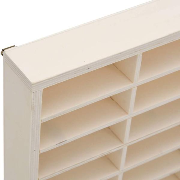 Wandvitrine mit 80 Fächern 80x4,5x40,5 cm